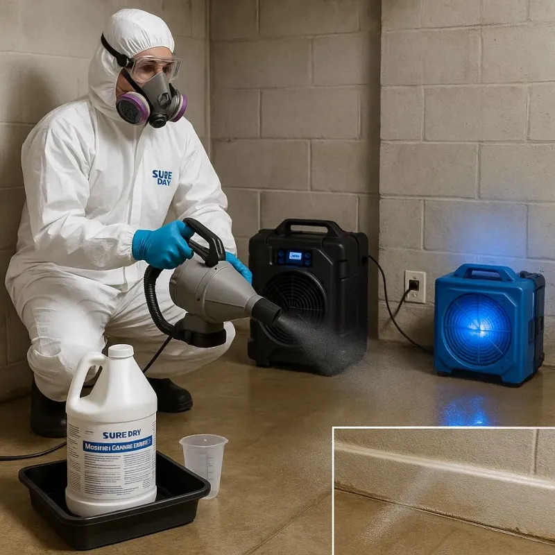 Sanitization and Odor Removal process in Robbinsville, NJ