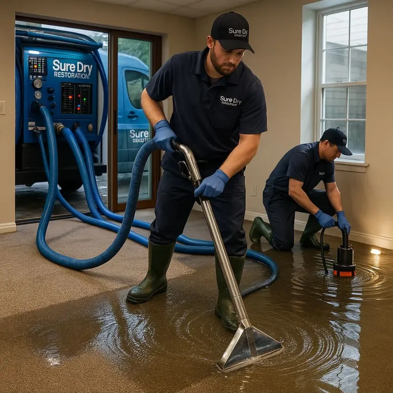 Water Extraction and Removal process in Robbinsville, NJ